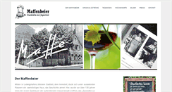 Desktop Screenshot of maffenbeier.de