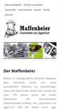Mobile Screenshot of maffenbeier.de