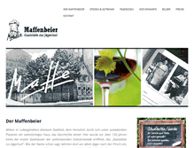 Tablet Screenshot of maffenbeier.de